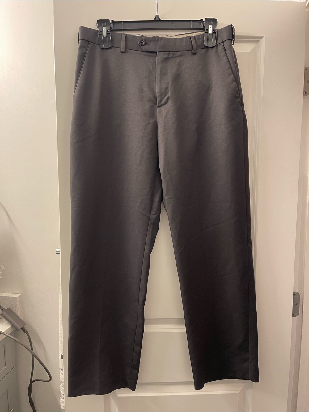 croft & barrow Men's Brown Straight-Leg Dress Pants